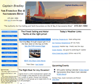 Tablet Screenshot of captainbradley.com
